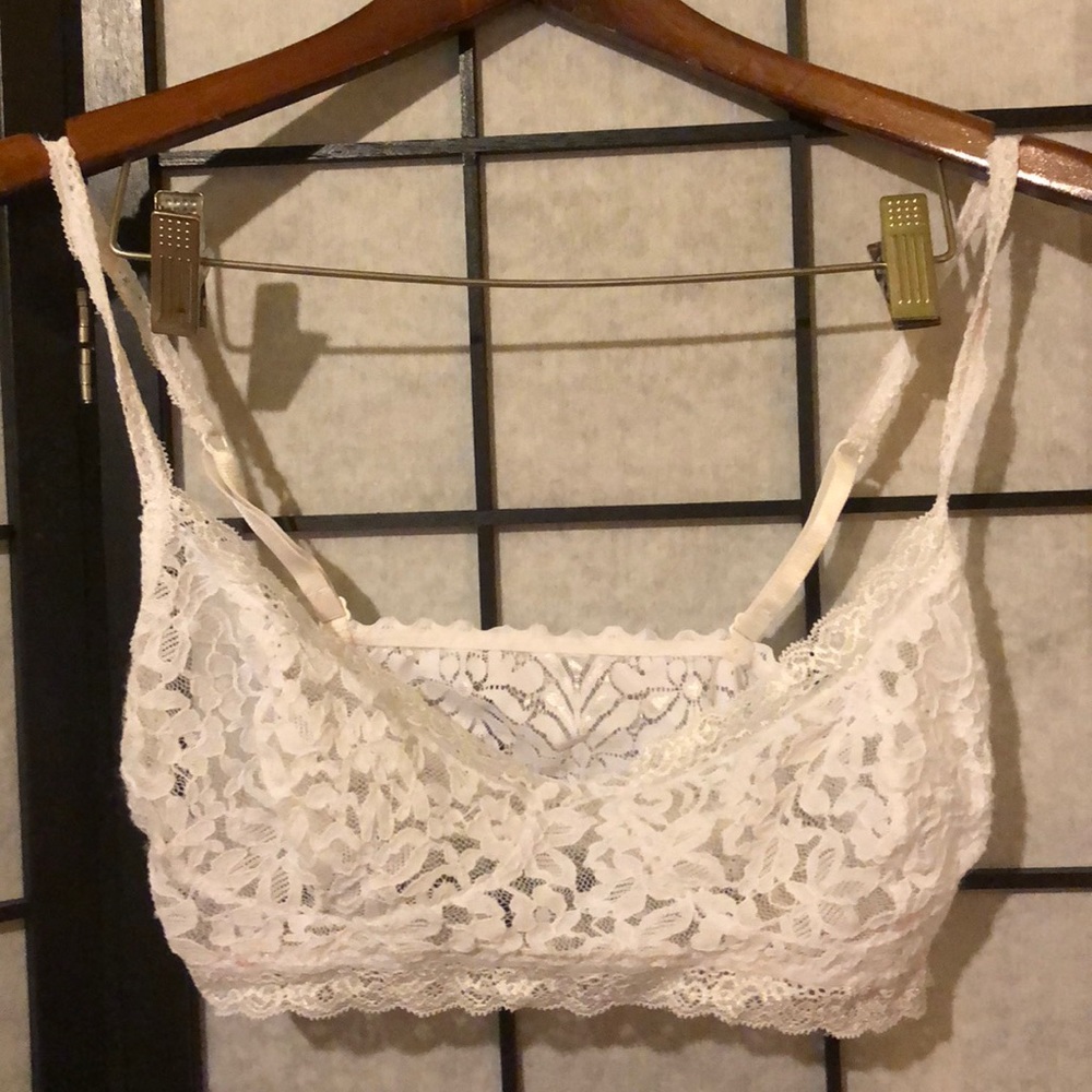 White bralette